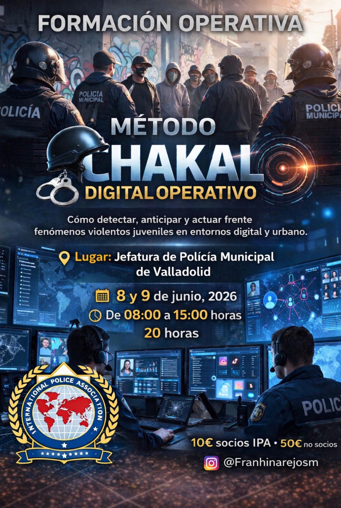 Cartel del curso Método CHAKAL Digital Operativo